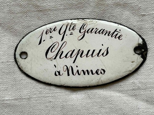 Ancienne petite plaque - ancienne,