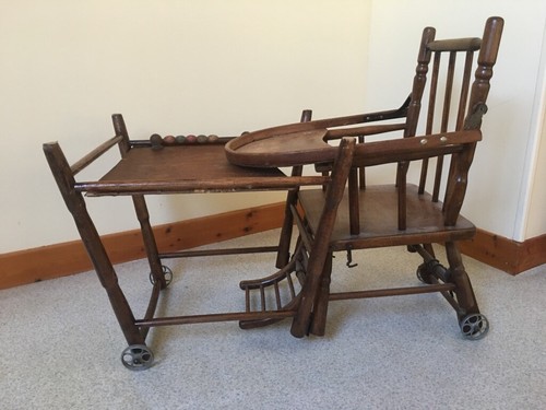 Chaise haute bébé bois - chaise,