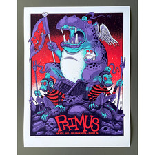 *Real* PRIMUS Concert Poster Fairfax VA 2025 Mazza AE x/50 Signed Sessanta Mint