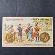 GUERIN BOUTRON CHROMO Ancien Monnaie Française Gallo Romaine n°7 Old Scrap