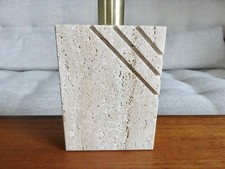 Lampe en travertin vintage