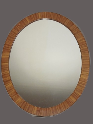 Miroir art déco bois - miroir,