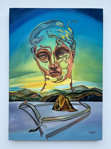 Tableau huile sur toile - huile,