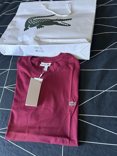 Lacoste pull bordeaux - lacoste,