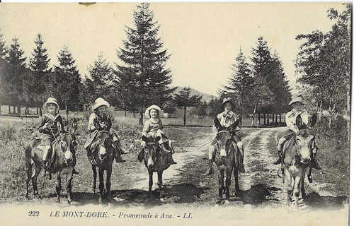 Cpa animée mont dore - le,