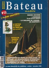 MODEL BOAT N°23 PLAN: PAIMPOL BOAT 1/20th & STEAM ENGINE / L'HERMIONE