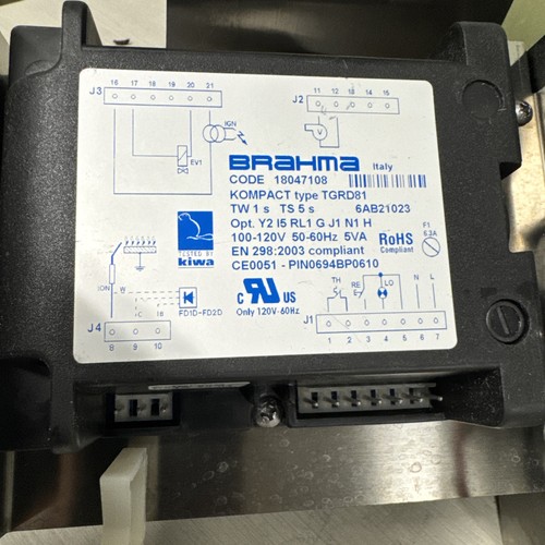 New brahma tgrd61 control box - new,
