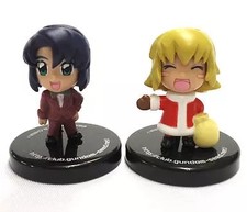 Mini Figure Aslan (tuxedo) + Cagalli (Santa) SEED Club Tanekore