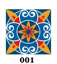 5 pcs STICKERS AUTOCOLLANT MOSAIQUE CARREAU CARRELAGE ANCIEN MUR SOL 15x15cm 1