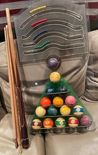 Billard americain 16 billes+ présentoir Altuglas+ Une queue