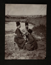 J.X. Raoult, Russia, Caucasus, Persians, Turquoise Merchants Vintage silver p