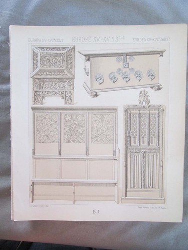 Vintage print mobilier - vintage, print,mobilier,porte