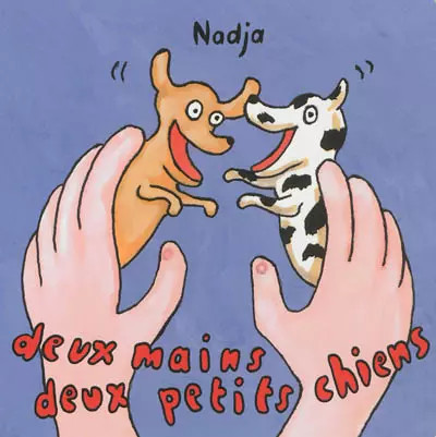 Deux mains petits - , chiens