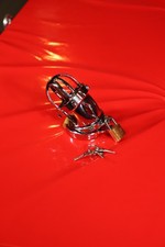 Cage de chasteté métal homme