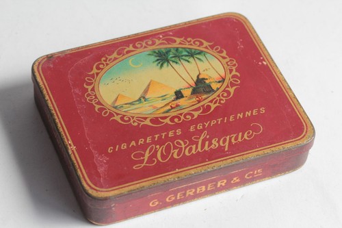 Boîte cigarettes tôle - boîte,