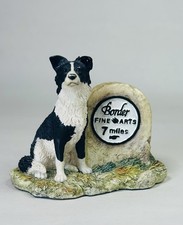 Vintage Border Fine Arts Ayres 7 Mile Not Far to Go Border Collie Dog Figurine