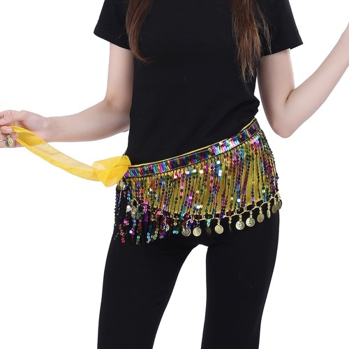 écharpe hanche sequins - de,
