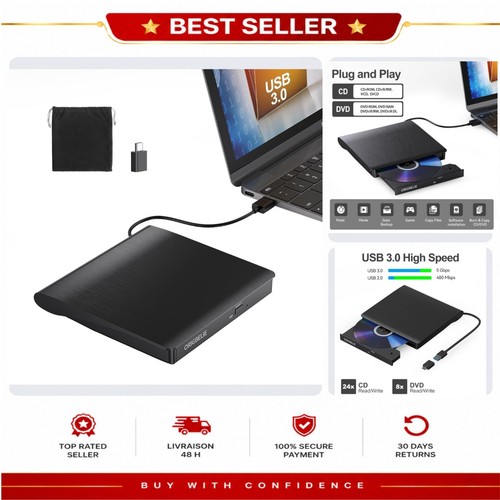 Lecteur dvd externe usb 0 - lecteur, 3.0