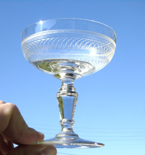 Coupe champagne cristal - en,