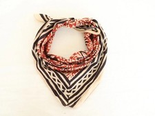 Bandana indien imprimé bloc, bandana en coton doux boho, écharpe carrée en co...