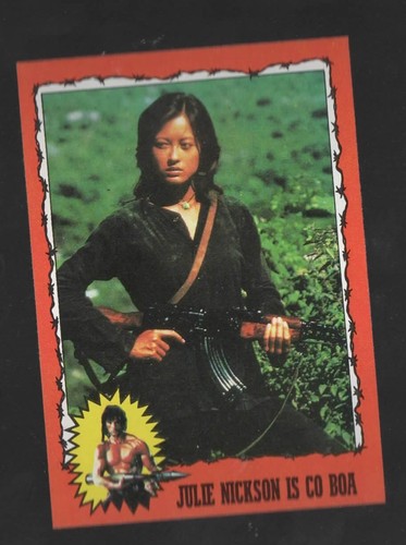 1985 topps rambo - topps, first