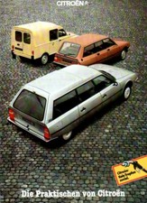 Citroen CX, Break Reflex, Family Reflex, GSA Break, Acadiane Prospectus 10.1981