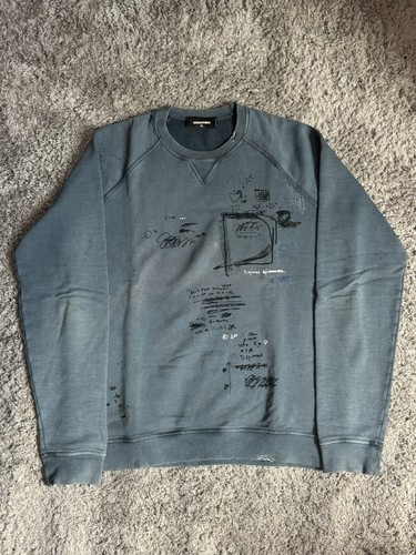 Dsquared2 sweat gris bleu - dsquared2,