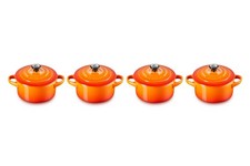Set de 4 Mini Cocottes Rondes
