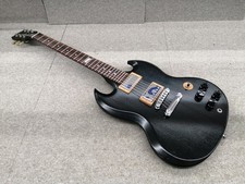 Guitare électrique noire spéciale 120e SG avec sacoche d'occasion (Gibson) li...