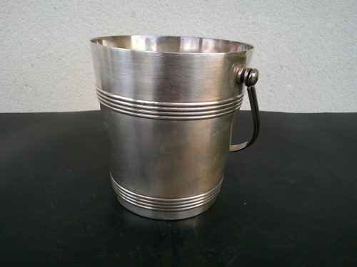 Seau glace metal argente - metal,