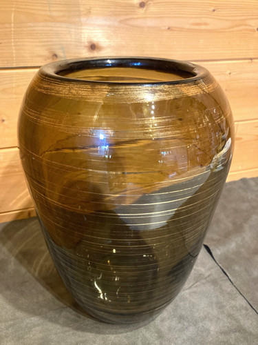 Large amber blown - amber,