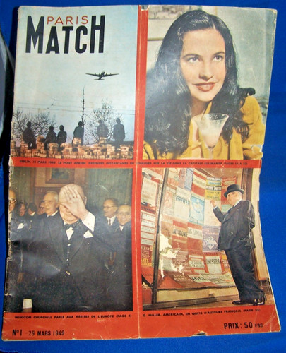 Paris match 1949 numéro - match, 25/03/1949
