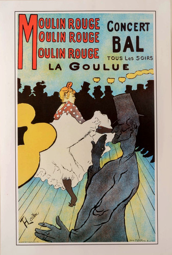 Affiche litho moulin - affiche, la
