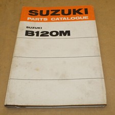 PARTS LIST SUZUKI B 120 M  1976  -   CATALOGUE PIECES DETACHEES LISTING
