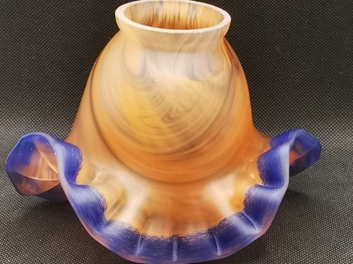 Tulipe ancienne pâte verre - tulipe,