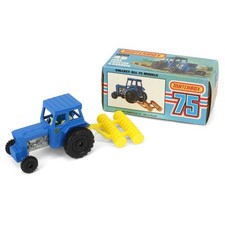 Tracteur Ford 46 Matchbox Vintage Avec Herse Et Boîte Originale Match46