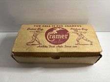 Vintage 1950s Cramer Brand Rosin Bags in Box w/ 10 Bags Baseball RARE