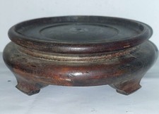 SUPPORT BASE BOIS POUR LAMPE VASE CHINOIS