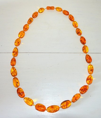 Ancien collier sautoir - , perles