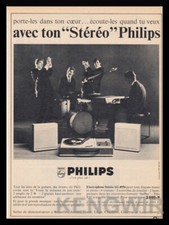 PUB / ADVERTISEMENT / AD PHILIPS Stereo Electrophone - 60s Vintage