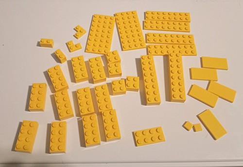 Lego lot briques jaunes en - lot,