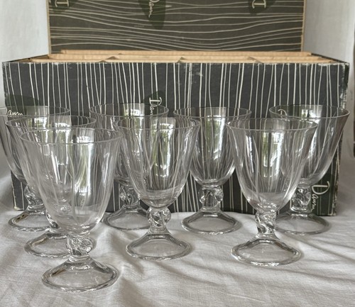 Verres pied cristal - cristal,