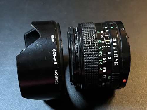 Canon new 28mm - f2.8, +