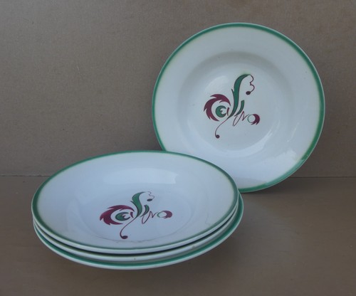Assiettes creuses digoin - assiettes,