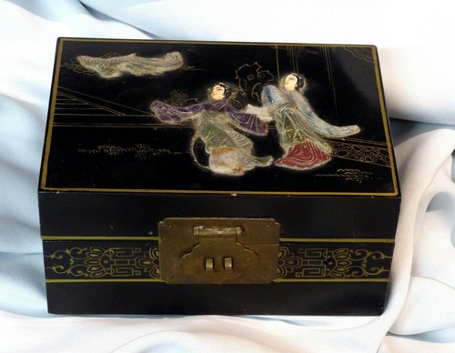 Ancien coffret japon bijoux - coffret,