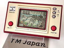 Nintendo OC-22 OCTOPUS Game and Watch Wide Screen Used Vintage Japan Tested