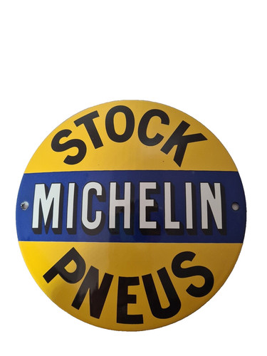 Plaque émaillée stock pneus - émaillée,