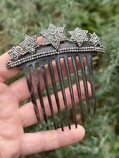 Antique star comb late 19th EME early 20th EME fashion France