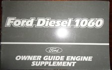 1992 Ford Truck Diesel 1060 Owners Manual Supplement