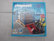 4474 Playmobil: pallet truck / docker worker (2004)